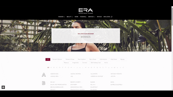 ERA Cyprus Website Design with Brand Directory