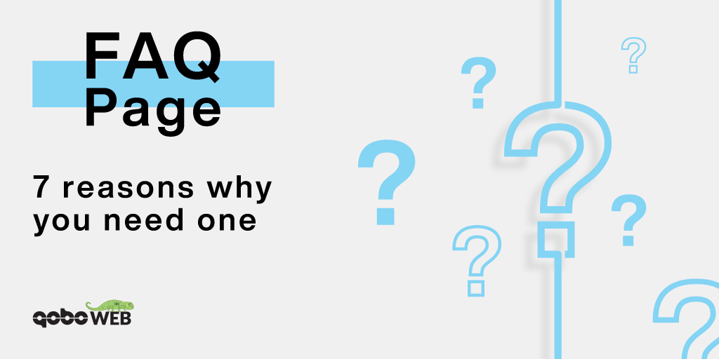 FAQ page – 7 reasons why you need one